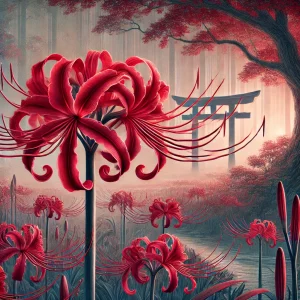 Lírio-Aranha-Vermelho-Uma Flor Cheia de Mistério